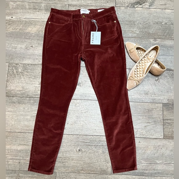 Frame Denim Pants - Frame Denim | velvet pants pinot